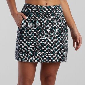 Title Nine Dream Swing Skort Wild Waves XS Tennis Sport Athleisure Cruise